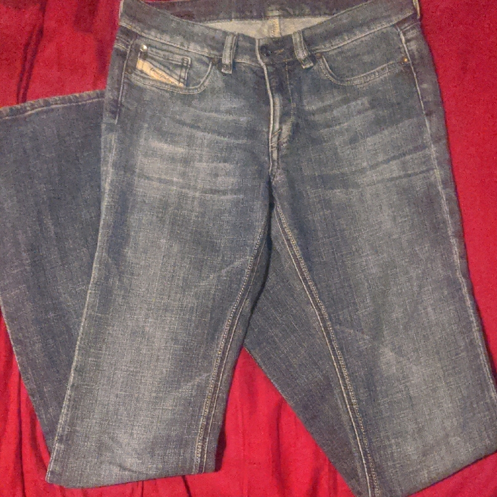Diesel Straight Leg Blue Jeans for Women